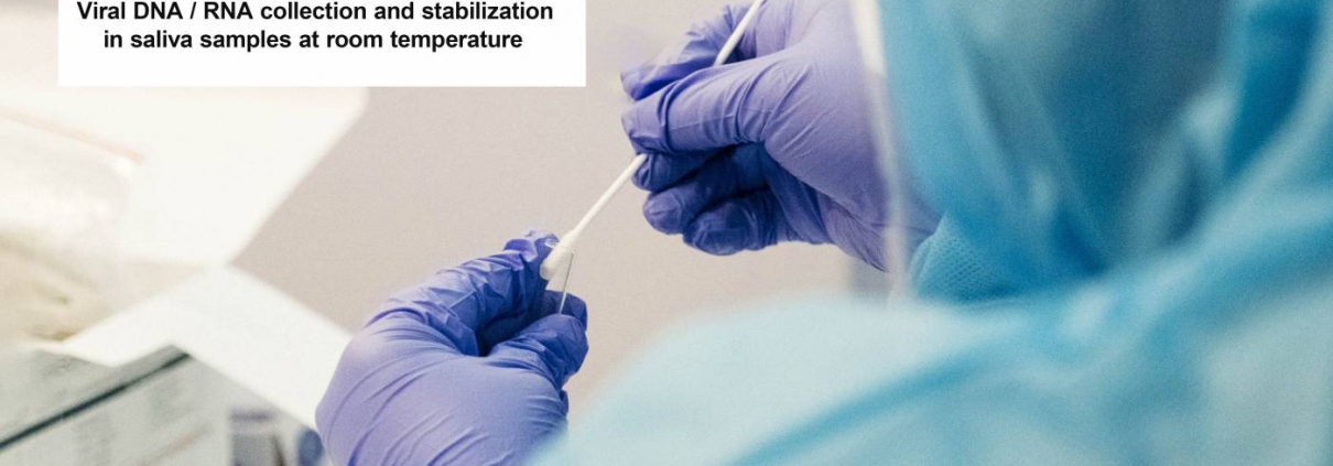 Real Saliva Viral. Saliva samples.