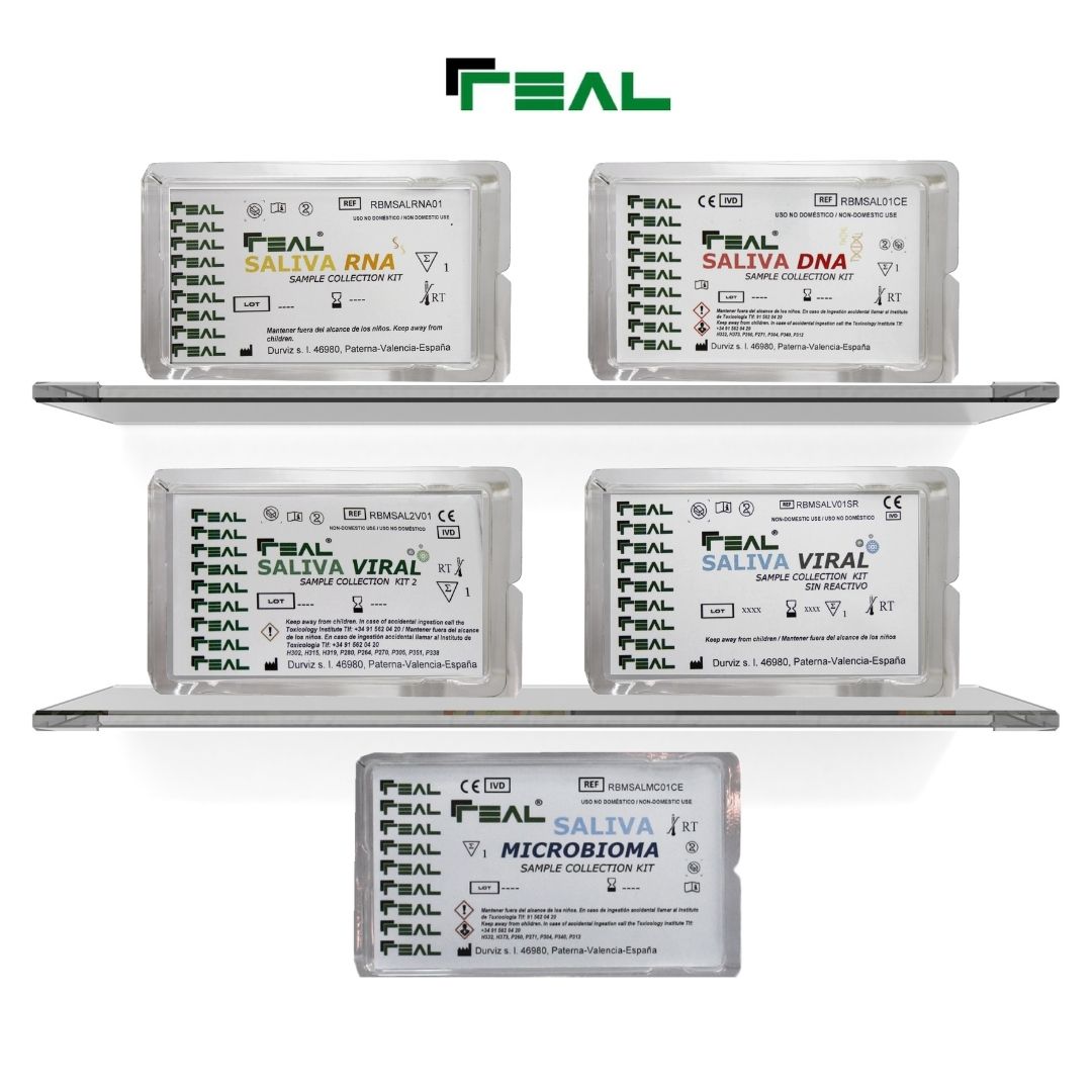 5 kits real saliva